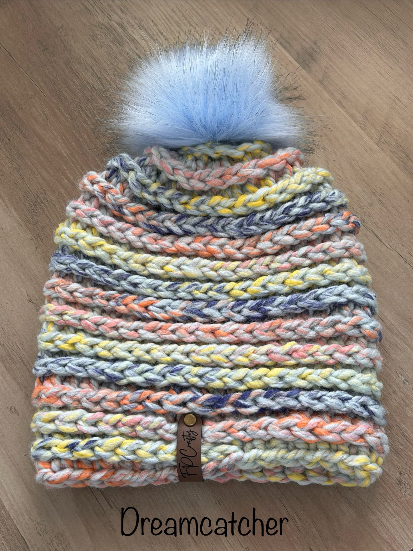 Women’s Chunky Beanie with Faux Fur Pom
