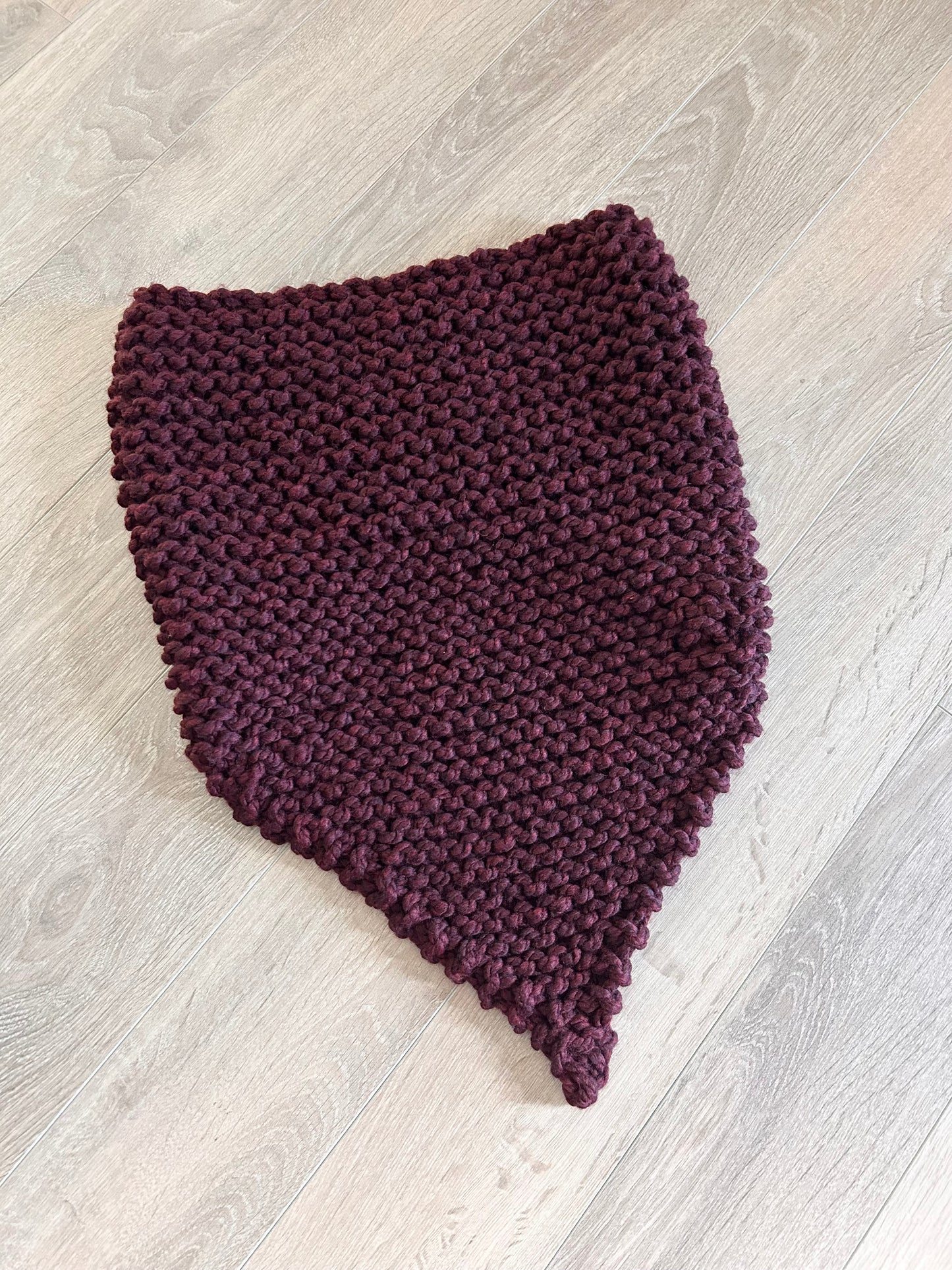 Knitted Chunky Bandana Cowl