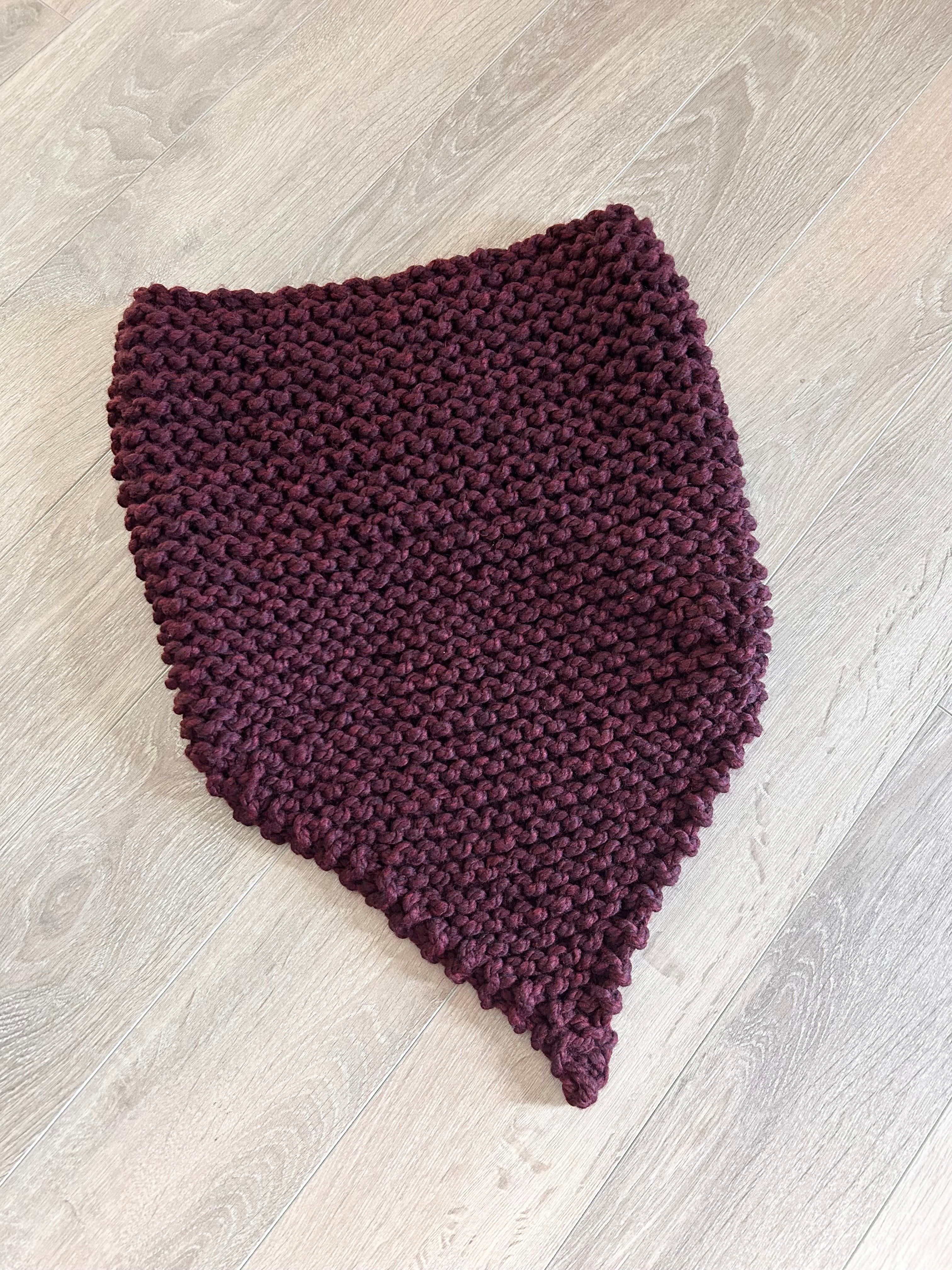 Knitted Chunky Bandana Cowl