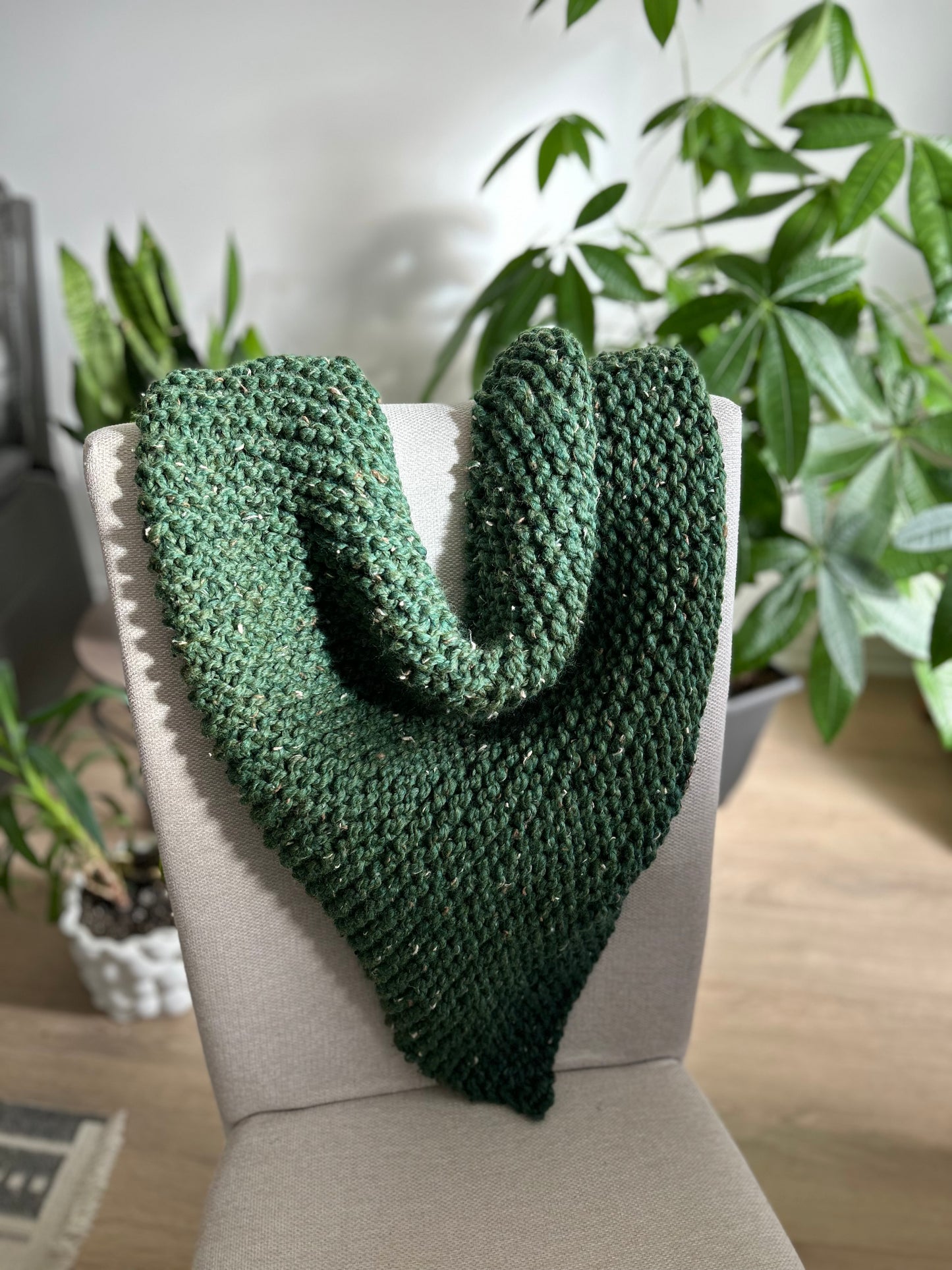 Chunky Knitted Shawl